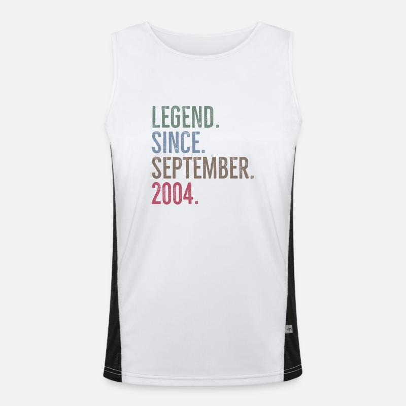 Legend Since September 2004 Men's Functional Contrast Tank Top 