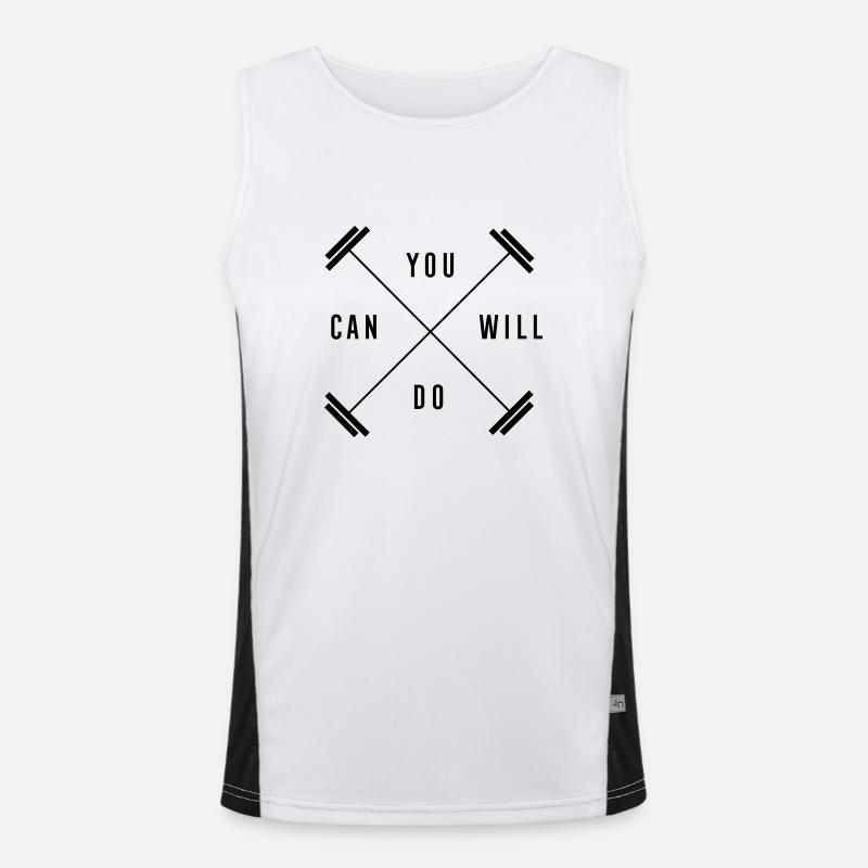 you can will do Men's Functional Contrast Tank Top 