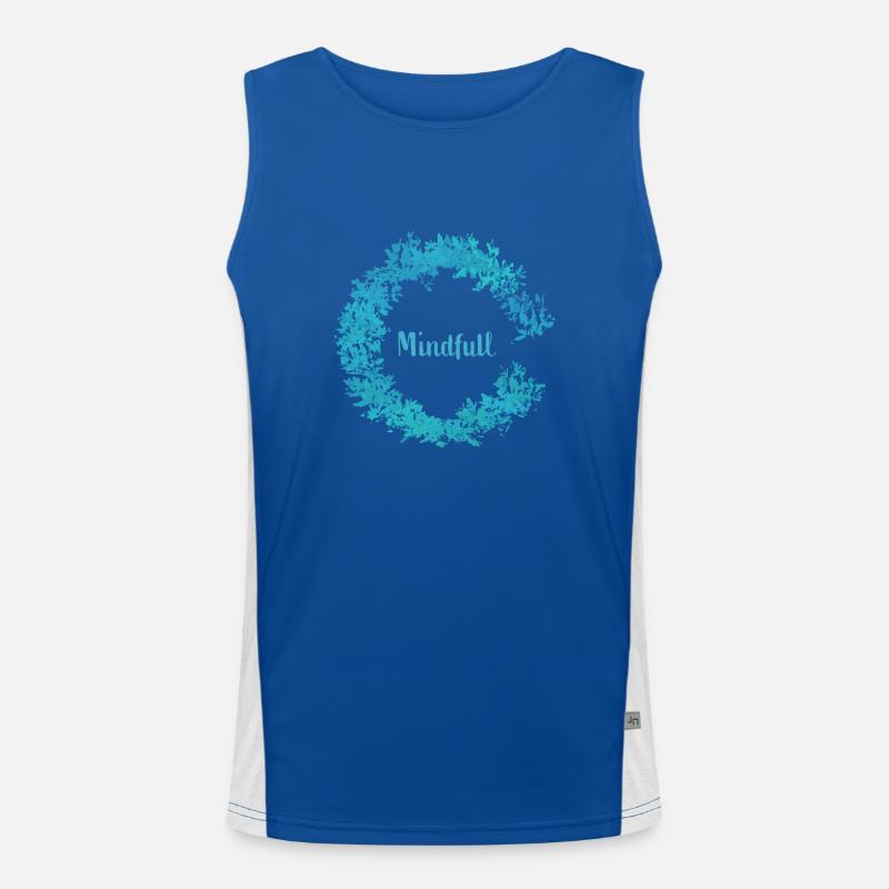 mindful Men's Functional Contrast Tank Top 