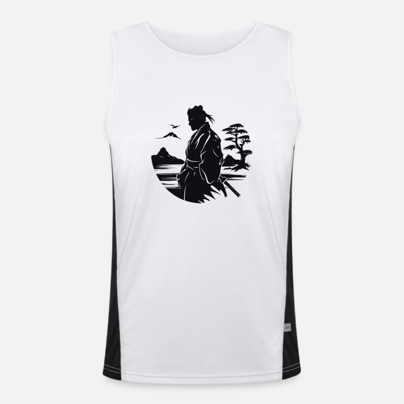 Zen Samurai Men's Functional Contrast Tank Top 