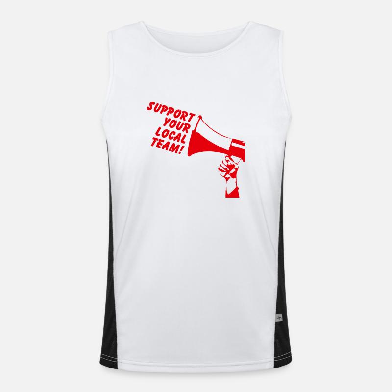 Support your local team Helsingborg Men's Functional Contrast Tank Top 