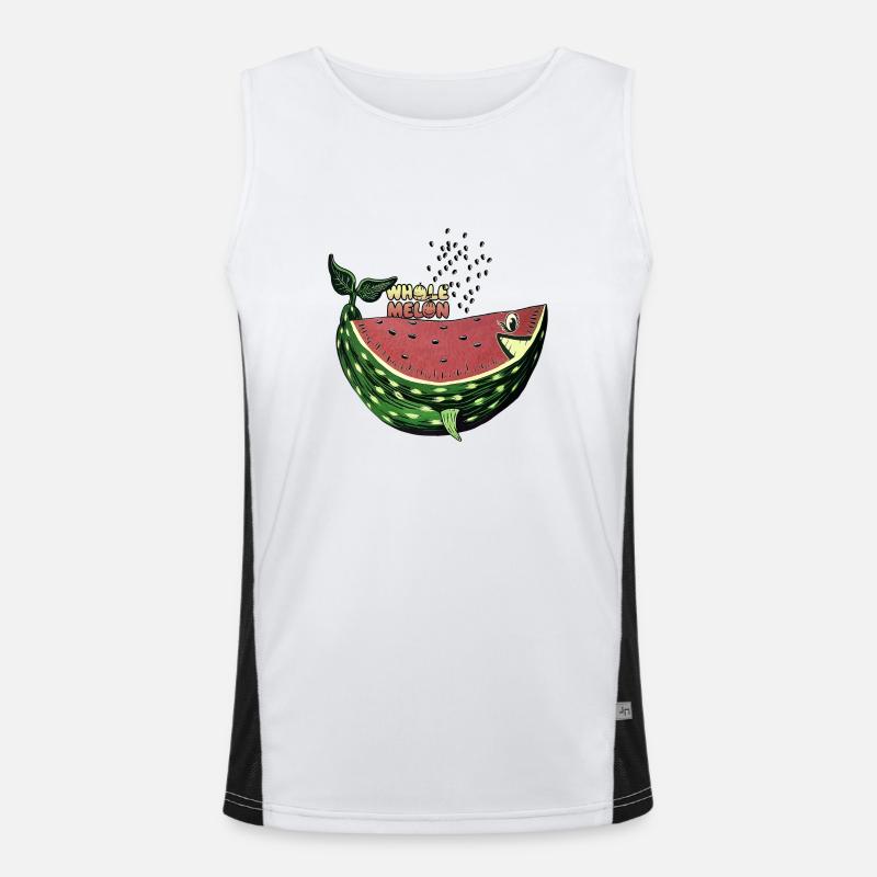 Walmelone Funktionelles Kontrast-Tank Top für Männer 