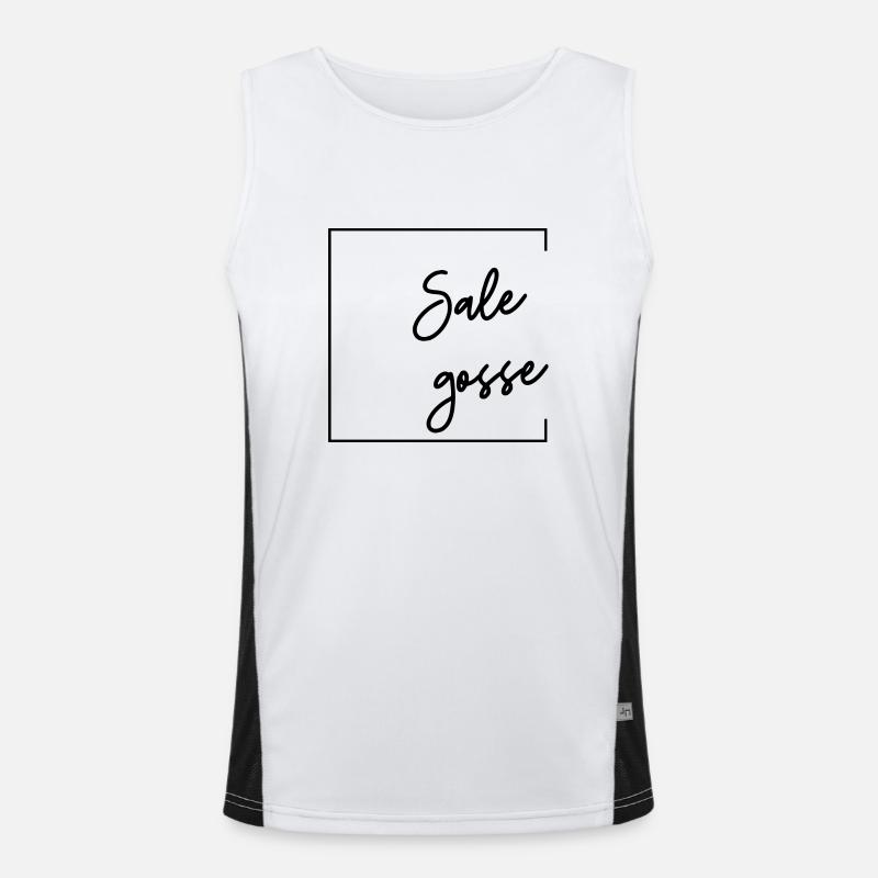 Schmutziges Kind Funktionelles Kontrast-Tank Top für Männer 