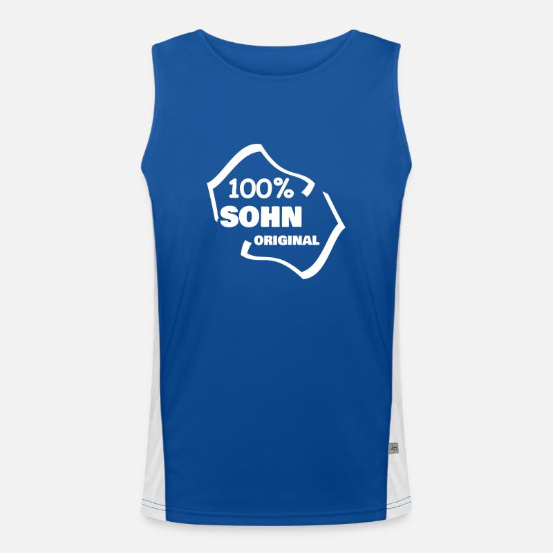 Beruf Sohn Funktionelles Kontrast-Tank Top für Männer 
