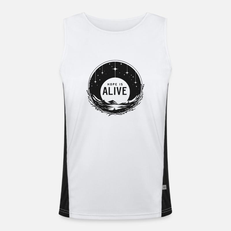 Hope is Alive Men's Functional Contrast Tank Top 