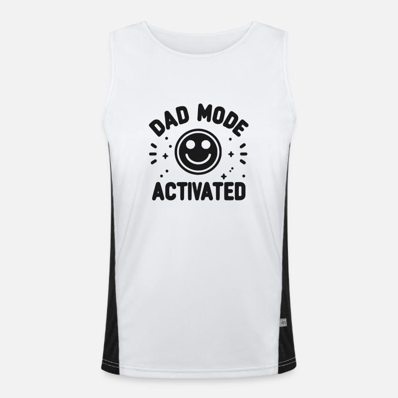 Dad Mode Activated Men's Functional Contrast Tank Top 