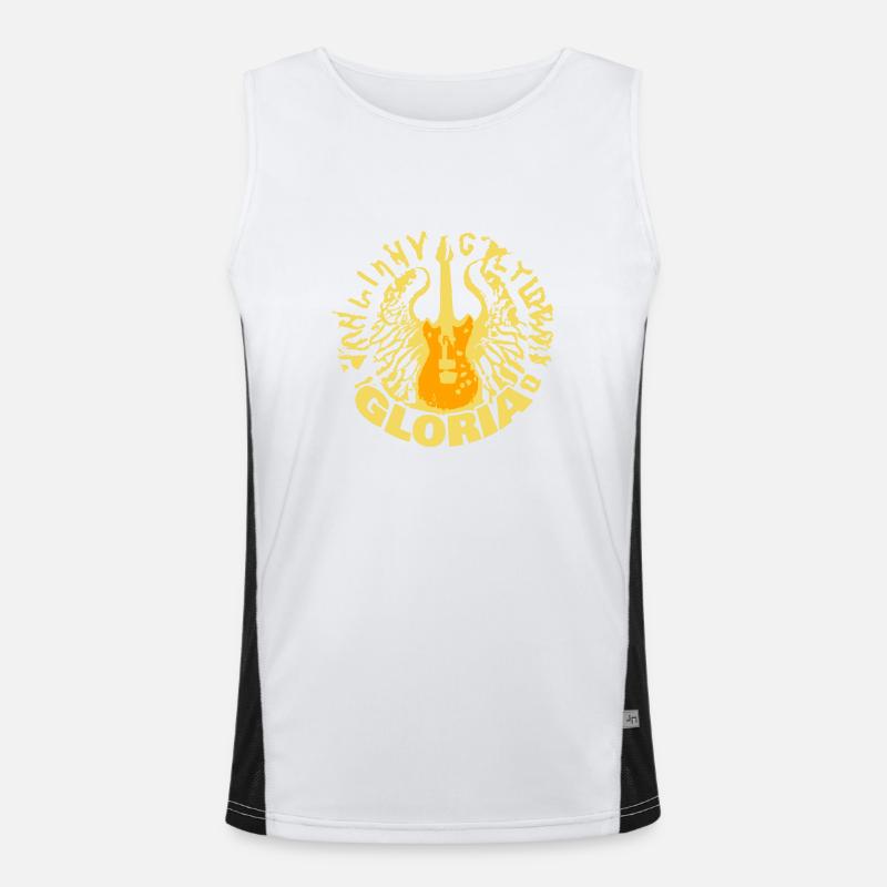 Guitar Gloria Men's Functional Contrast Tank Top 