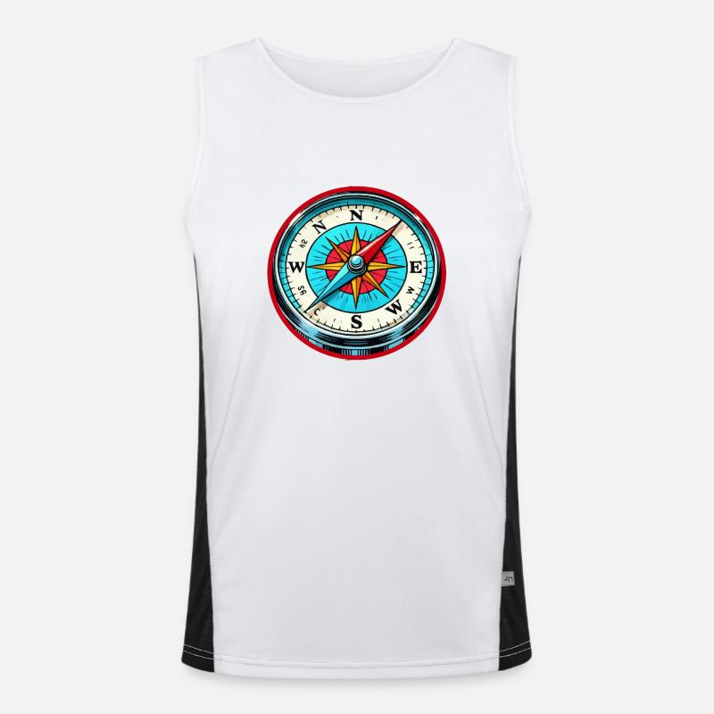 kompass Funktionelles Kontrast-Tank Top für Männer 
