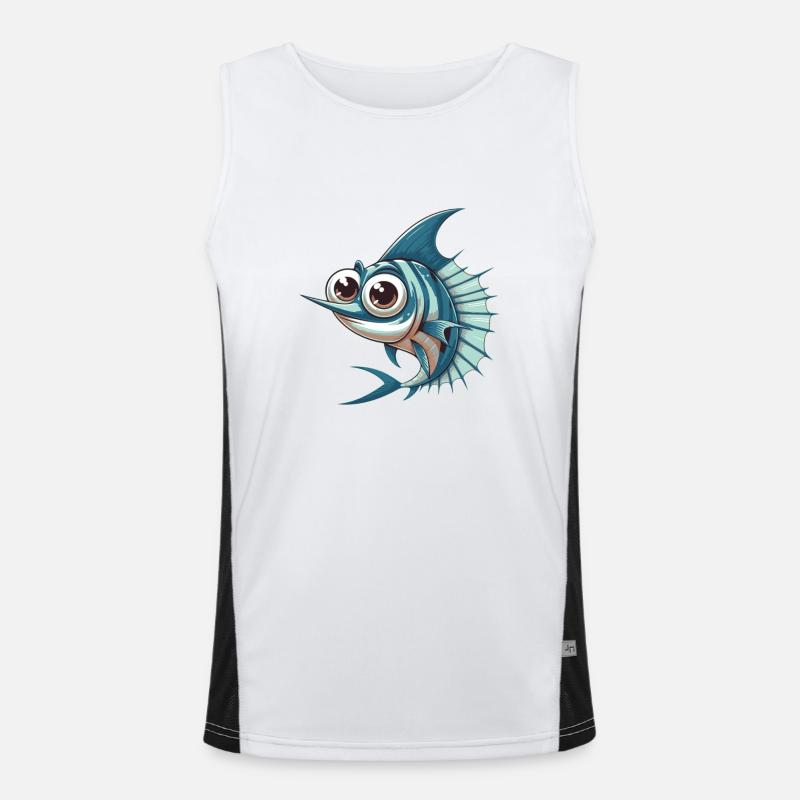 Swordfish Men's Functional Contrast Tank Top 