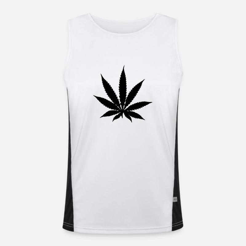 Marihuana - Pot Men's Functional Contrast Tank Top 