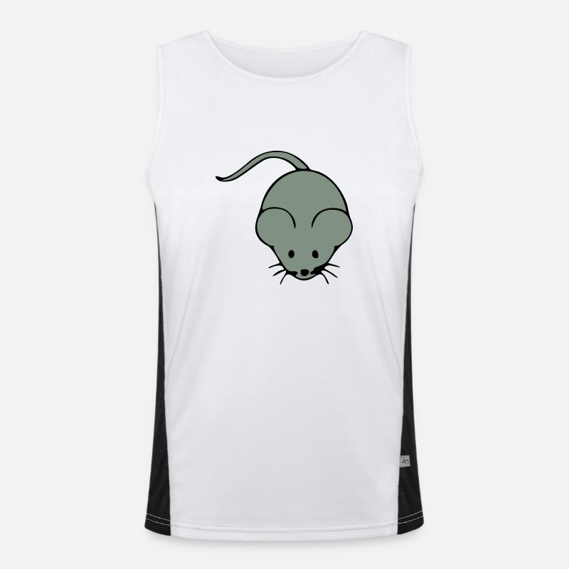 maus Funktionelles Kontrast-Tank Top für Männer 
