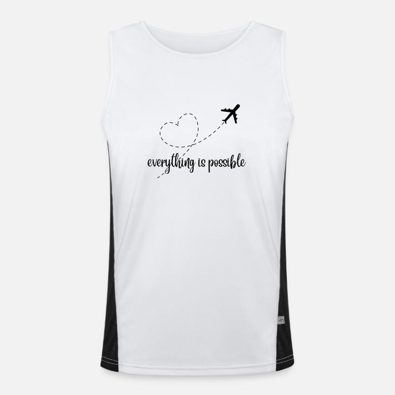 Everything is possible Men's Functional Contrast Tank Top 