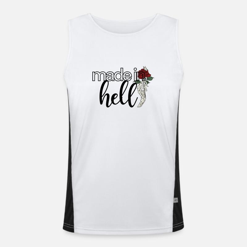 Made in Hell Men's Functional Contrast Tank Top 