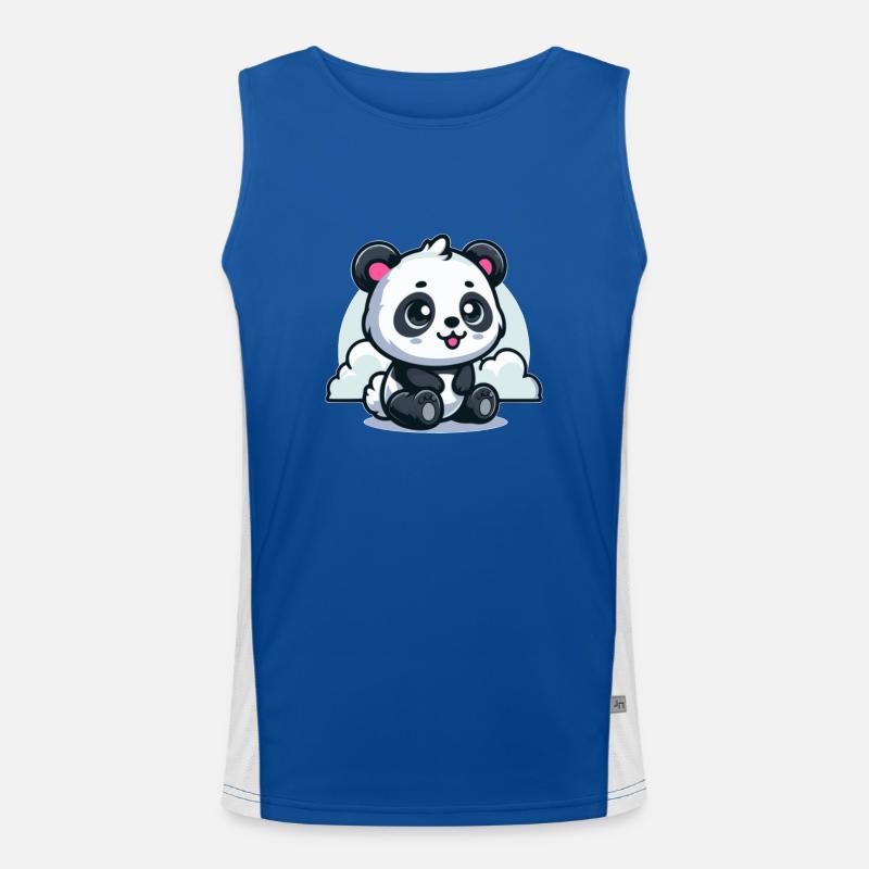 Bébé panda Débardeur respirant contrasté Homme 