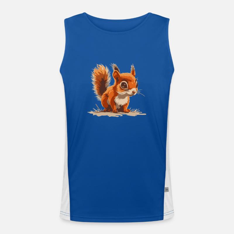 Squirrel Men's Functional Contrast Tank Top 