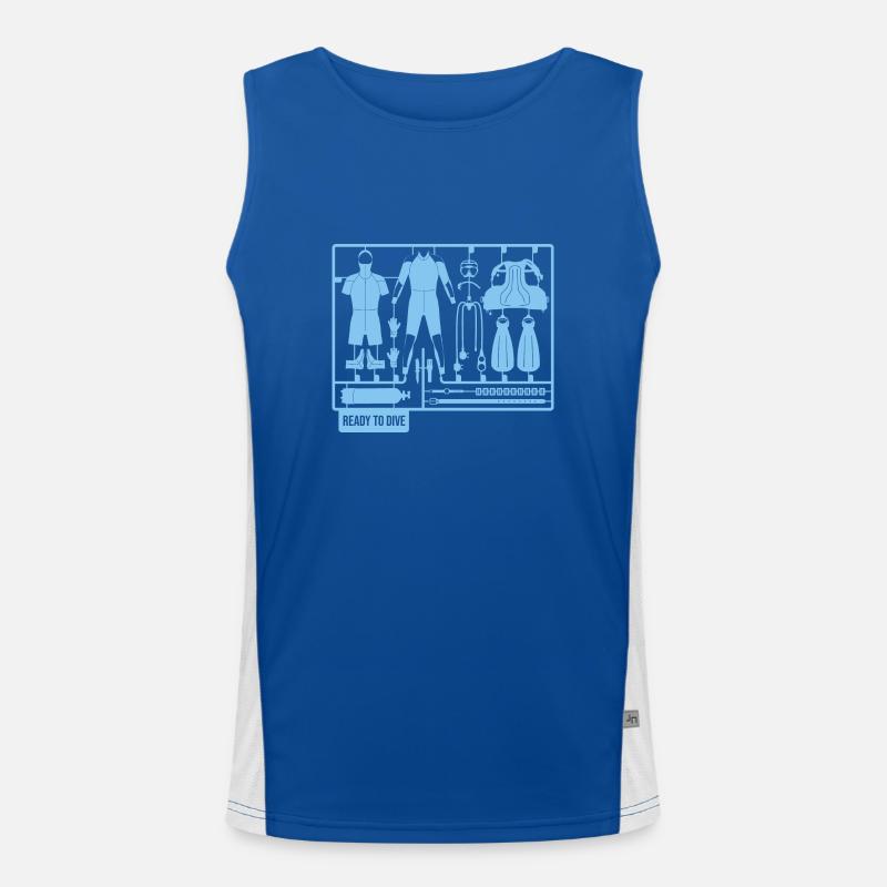 I can't, I have scuba diving. Men's Functional Contrast Tank Top 