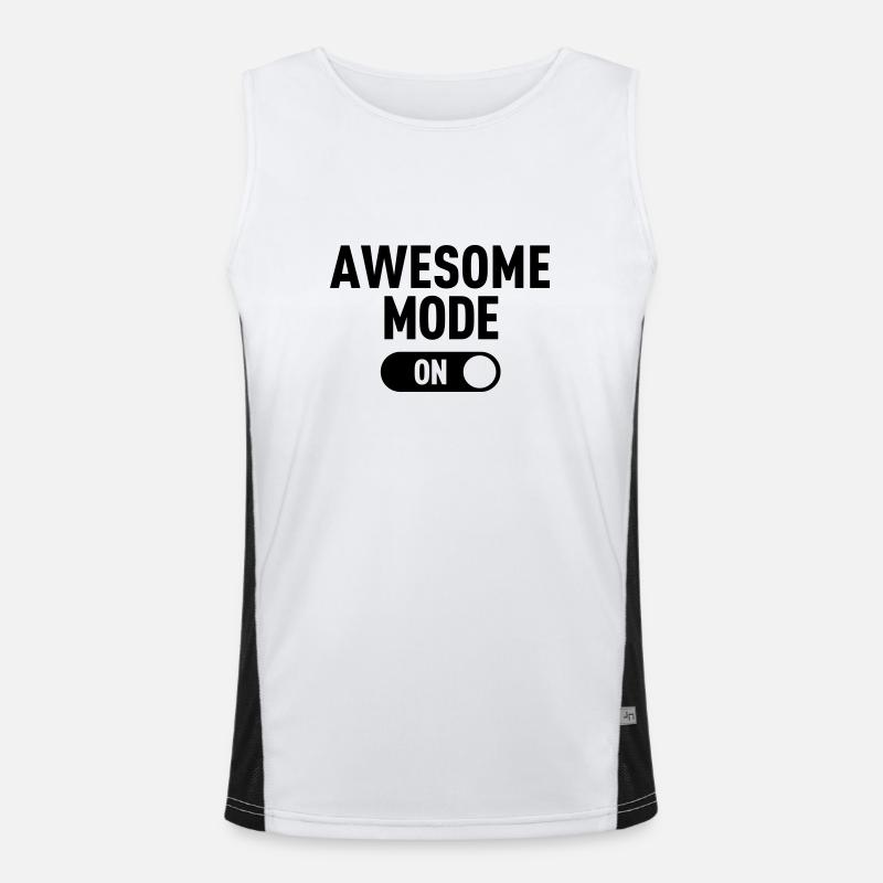 Awesome Mode Funktionelles Kontrast-Tank Top für Männer 