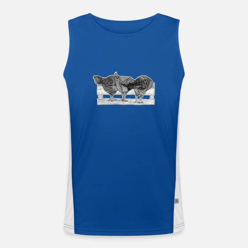 am Buffet Funktionelles Kontrast-Tank Top für Männer 