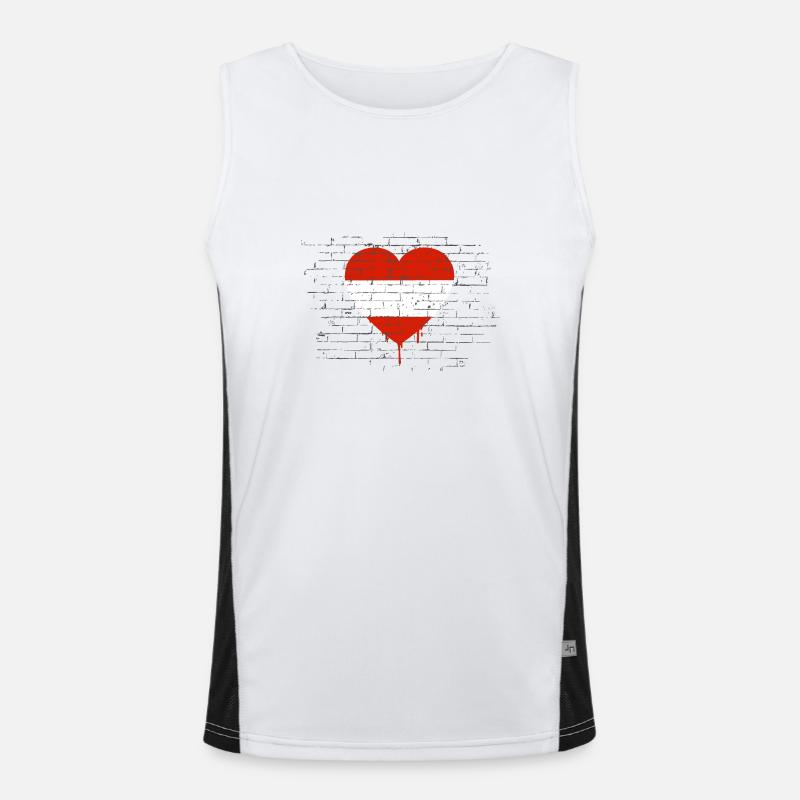 Austria Flag Austria Austrian flag AT Men's Functional Contrast Tank Top 