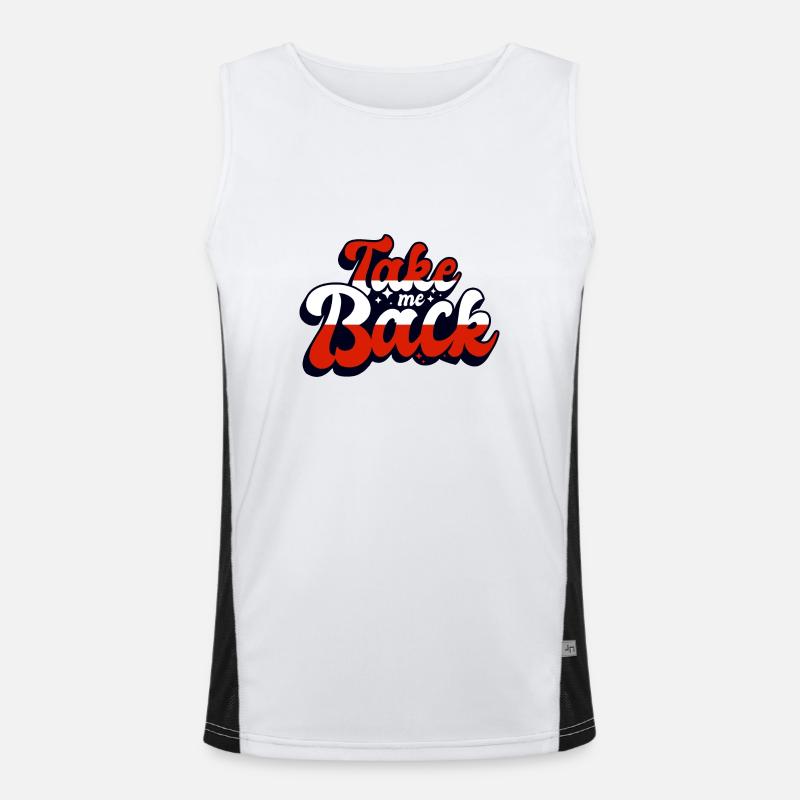 Austria Flag Homesickness Austria Austrian Men's Functional Contrast Tank Top 