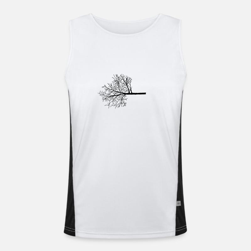 tree Funktionelles Kontrast-Tank Top für Männer 