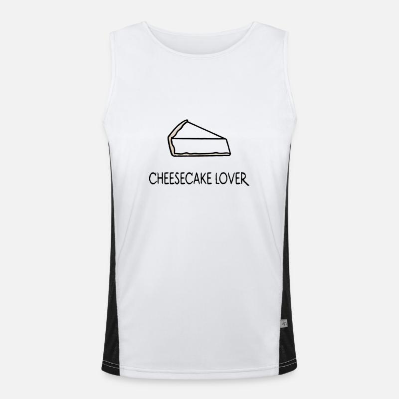 cheesecake cheesecake-lover cake Men's Functional Contrast Tank Top 
