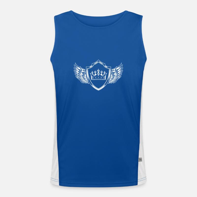 Crown Shield Men's Functional Contrast Tank Top 