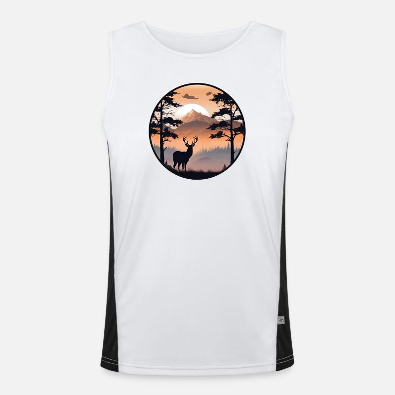 Nature is Calling Men's Functional Contrast Tank Top 