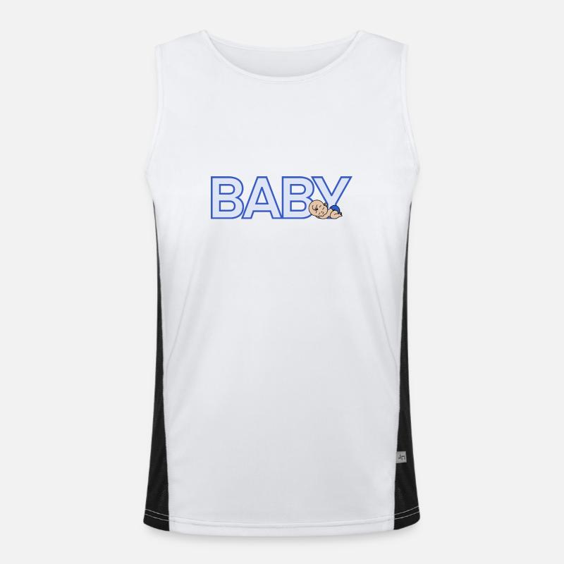 Bébé Débardeur respirant contrasté Homme 