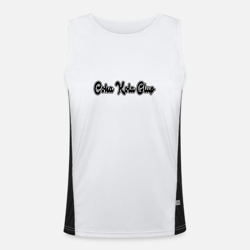 Coka Glup Queue Débardeur respirant contrasté Homme 