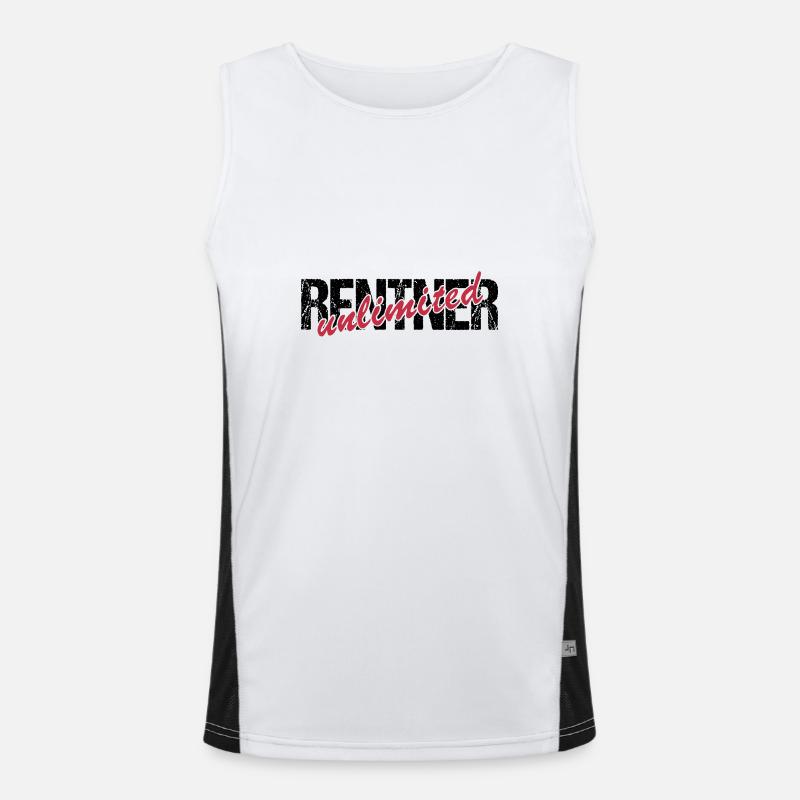 Das wars. ich bin Rentner seit 2025 Funktionelles Kontrast-Tank Top für Männer 