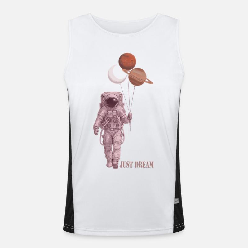 astronaut Men's Functional Contrast Tank Top 