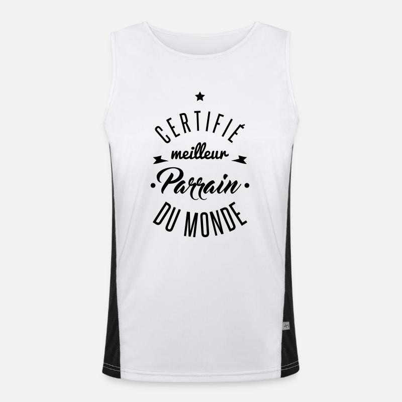 meilleur parrain Débardeur respirant contrasté Homme 