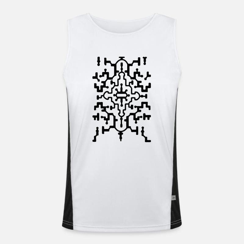 Ayahuasca 2 Funktionelles Kontrast-Tank Top für Männer 