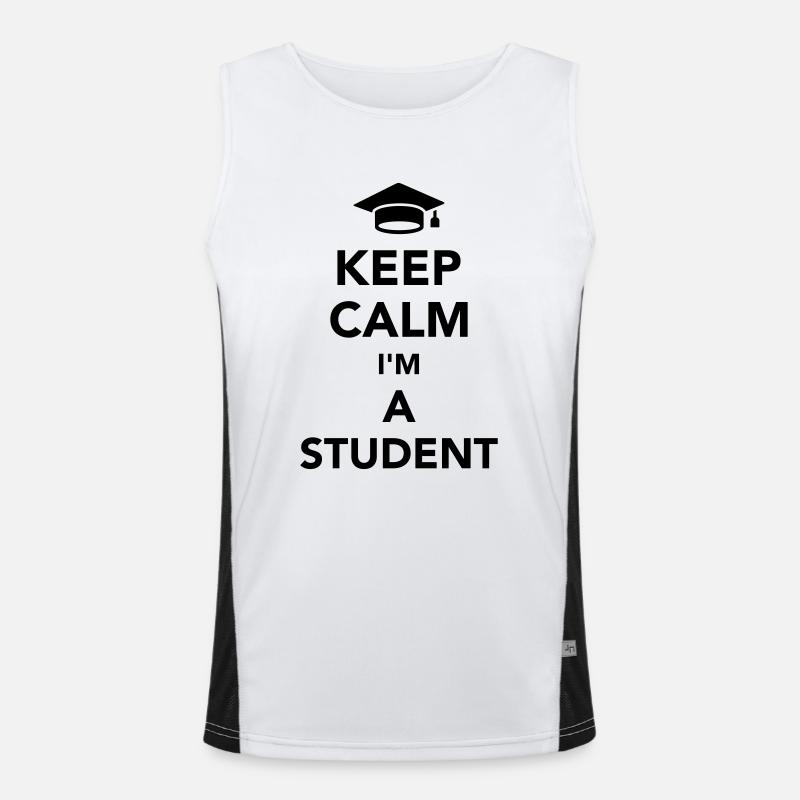 Student Men's Functional Contrast Tank Top 