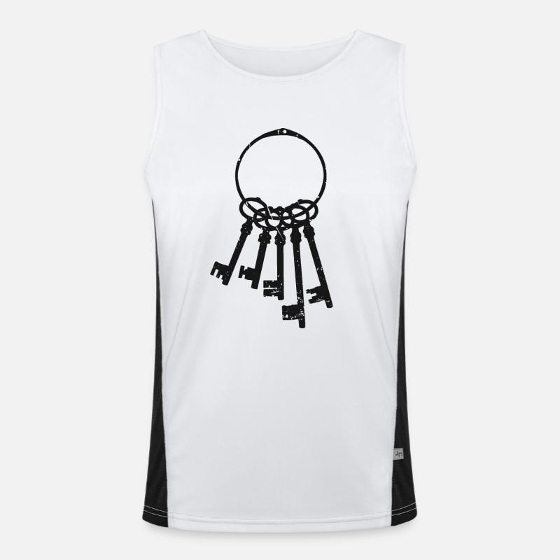 Jeu de clés Débardeur respirant contrasté Homme 