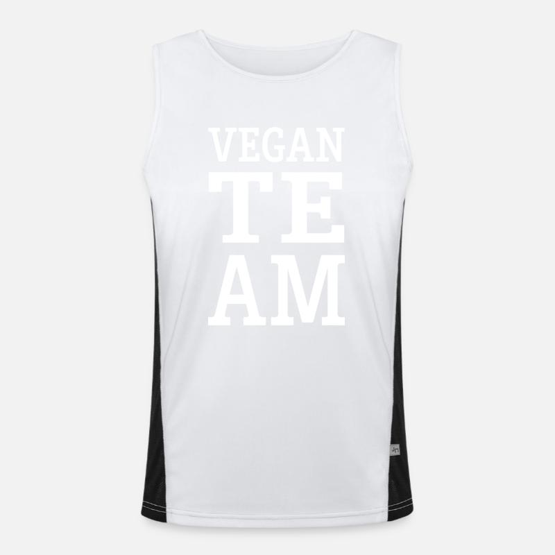 Équipe Vegan Débardeur respirant contrasté Homme 