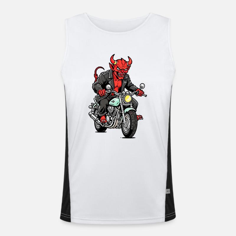 Red Devil Men's Functional Contrast Tank Top 