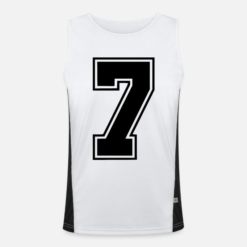 7 Funktionelles Kontrast-Tank Top für Männer 