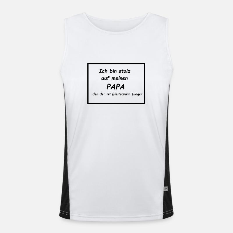gleitschirm 7 test Funktionelles Kontrast-Tank Top für Männer 