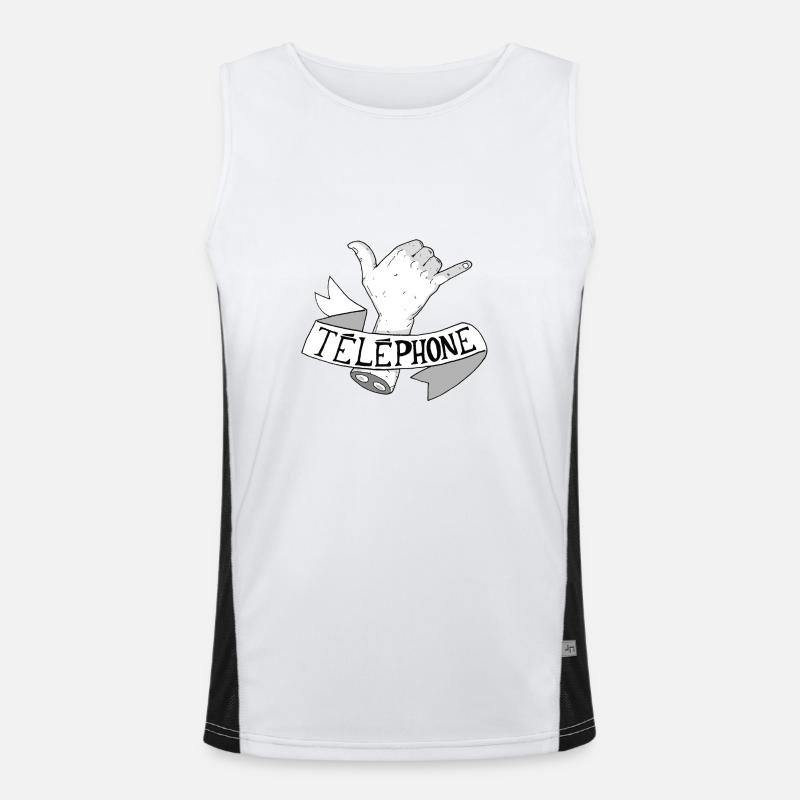 Traduction approximative #4 Débardeur respirant contrasté Homme 