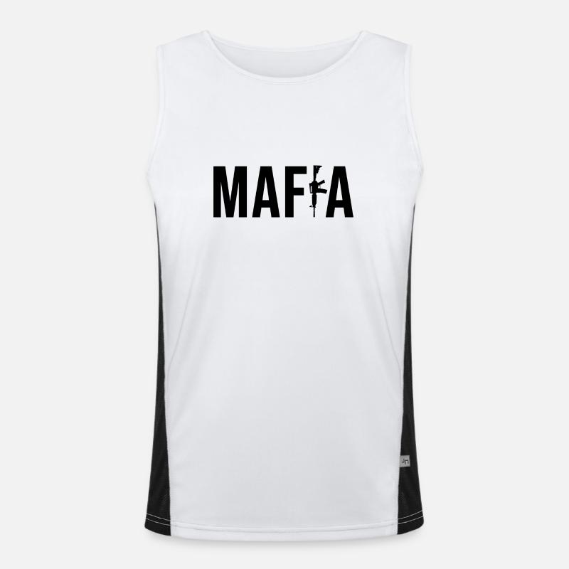 mafia Funktionelles Kontrast-Tank Top für Männer 