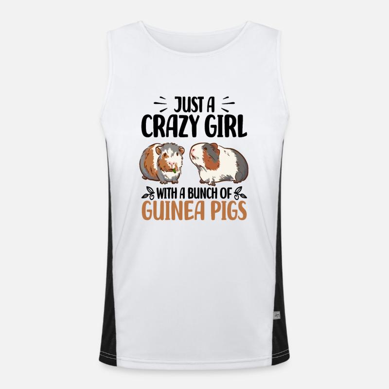 Guinea pig Men's Functional Contrast Tank Top 