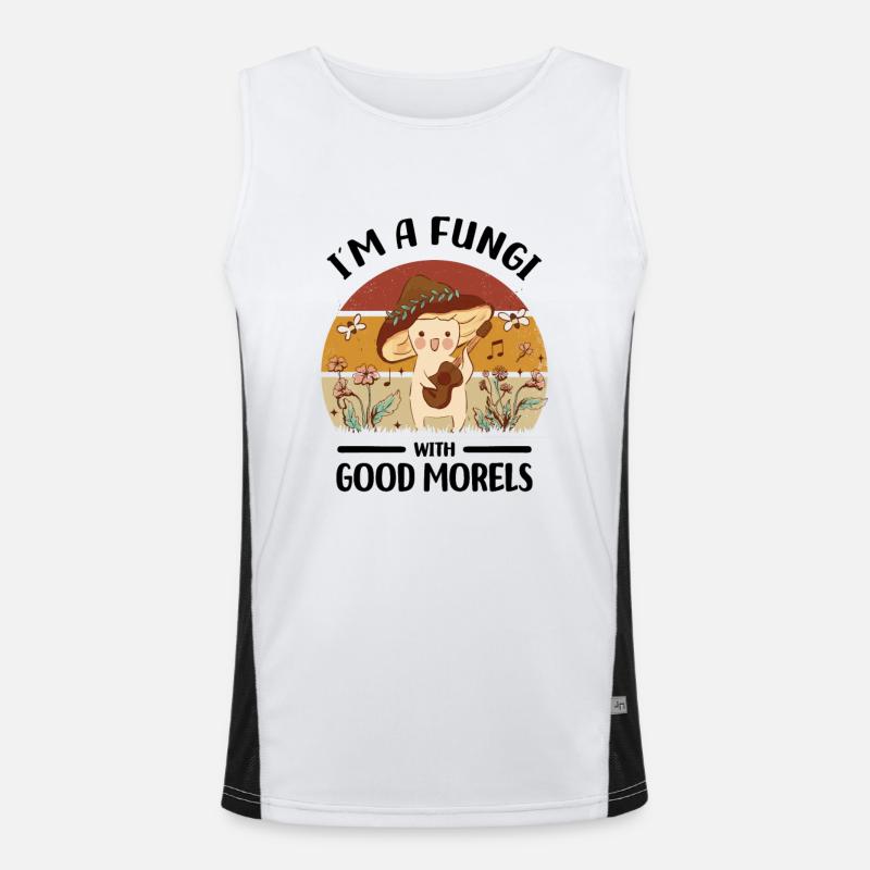 Cueillette de champignons Débardeur respirant contrasté Homme 