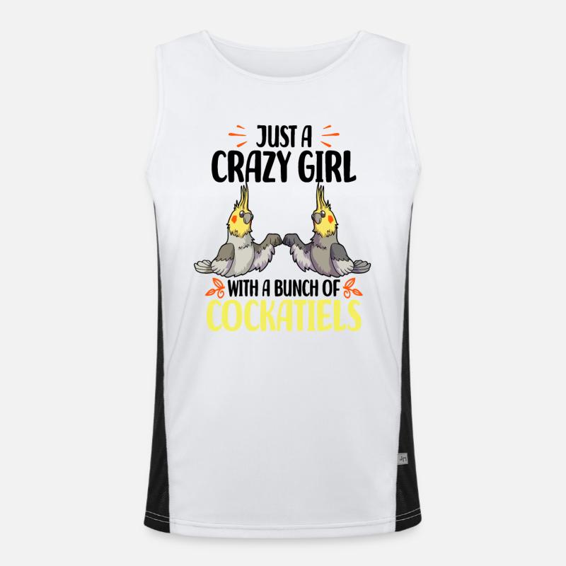 Cockatiel Men's Functional Contrast Tank Top 