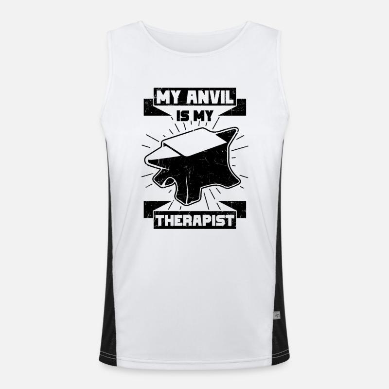 Schmied Funktionelles Kontrast-Tank Top für Männer 