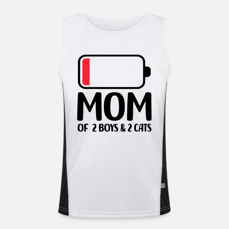 Cat Men's Functional Contrast Tank Top 