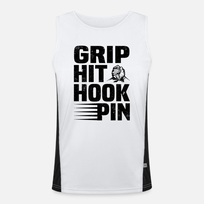 Bras de fer Débardeur respirant contrasté Homme 