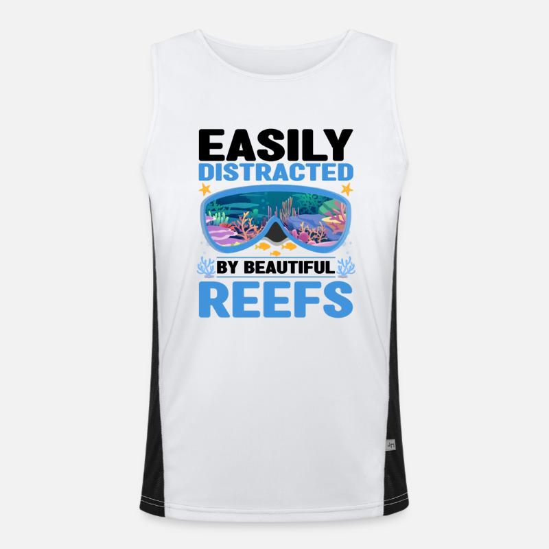 Diver Men's Functional Contrast Tank Top 