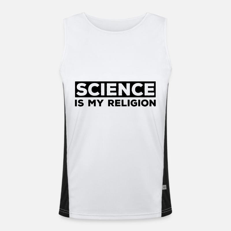 Atheismus Funktionelles Kontrast-Tank Top für Männer 